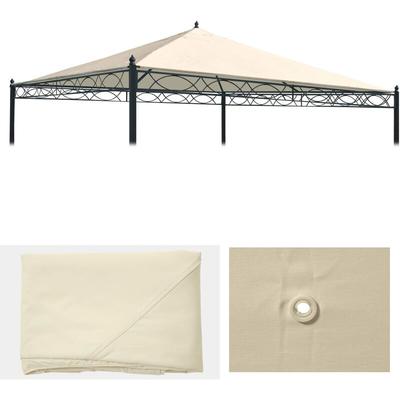 Neuwertig] Ersatzbezug für Dach Pergola Pavillon Calpe 3x3m creme Image