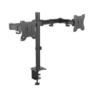 Svita - mokpo Monitorhalterung 2 Monitore 15-27 Zoll Tisch Höhenverstellbar mit Neigung vesa 75/100 Image