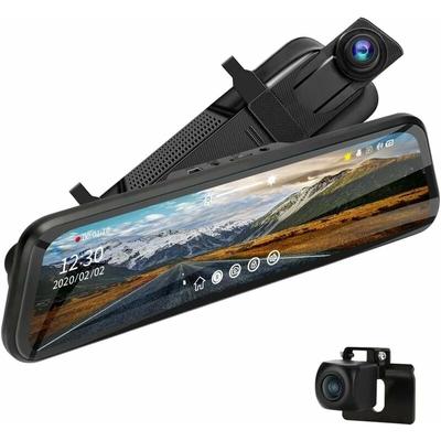 Aiperq - 10'' Rückfahrkamera-Spiegel-Dashcam mit Kabelsatz, 24-Stunden-Parküberwachung Dashcam Image