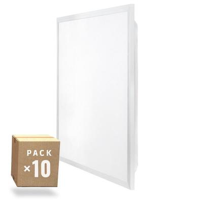 Greenice - Pack 10 LED-Panel 40W 4400Lm 4200ºK 60x60Cm Gitter UGR19 40.000H Image