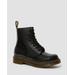 1460 Patent Leather Lace Up Boots In Black Lucido/patent Lamper