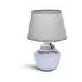 Aigostar - lampada da tavolo scrivania E14 in ceramica comodino abatjour design moderno 1