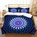 Bedding Cover Set Home Bed Set 3D Bohemia Printed Home Decor Bedspreads Home Textiles King (90 x104 )