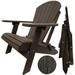 DuraWeather PolyÂ® Classic King Size Folding Adirondack Chair