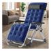 Chair Premium Lawn Recliner Folding Chaise with Side Table Padded