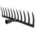 Nail Tools Agriculture Rake Gardening Rake Fallen Leaf Rake Reliable Grass Rake Nine Tooth Rake Fold Leveling Iron