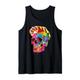 Kochmütze mit Totenkopf-Kopf | Küchensymbol Pop Art Kochmütze Tank Top