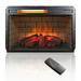 Fulvari 26 Electric Infrared Quartz Fireplace Insert Heater With Realistic Flames & Overheating Protection