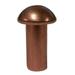 1/4 x 1/4 Copper Solid Rivet Round Head Plain Finish (Pack of 1 Pound - Approximately 120 Pieces)