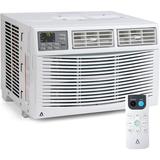 Smart Window Air Conditioner 8000 BTU Air Conditioner Window Unit Remote/App Control and Dehumidify Function Quiet Operation Energy Savings Cools 250 Sq.ft 110-115V