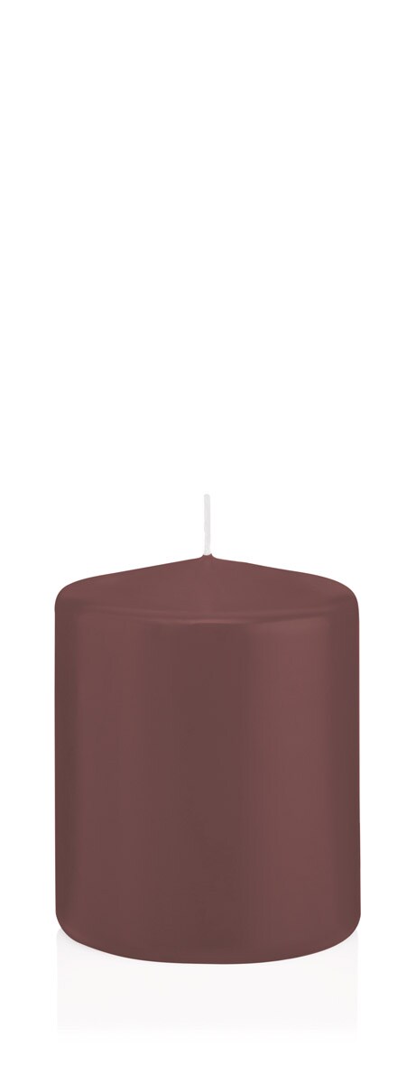 Wiedemann Kerzen Stumpenkerzen Taupe 100 x Ø 78 mm, 8 Stück Image