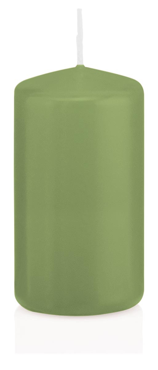 Wiedemann Kerzen Stumpenkerzen Pastell Grün Aloe Vera Ø 98 x 200 mm, 6 Stück Image