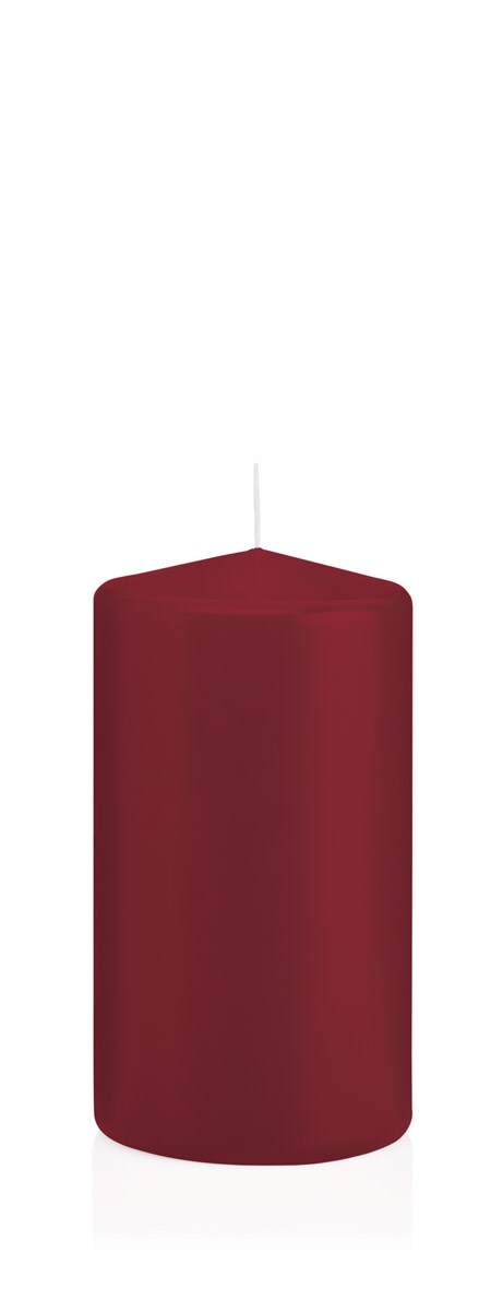 Wiedemann Kerzen Stumpenkerzen Bordeaux 130 x Ø 68 mm, 12 Stück Image