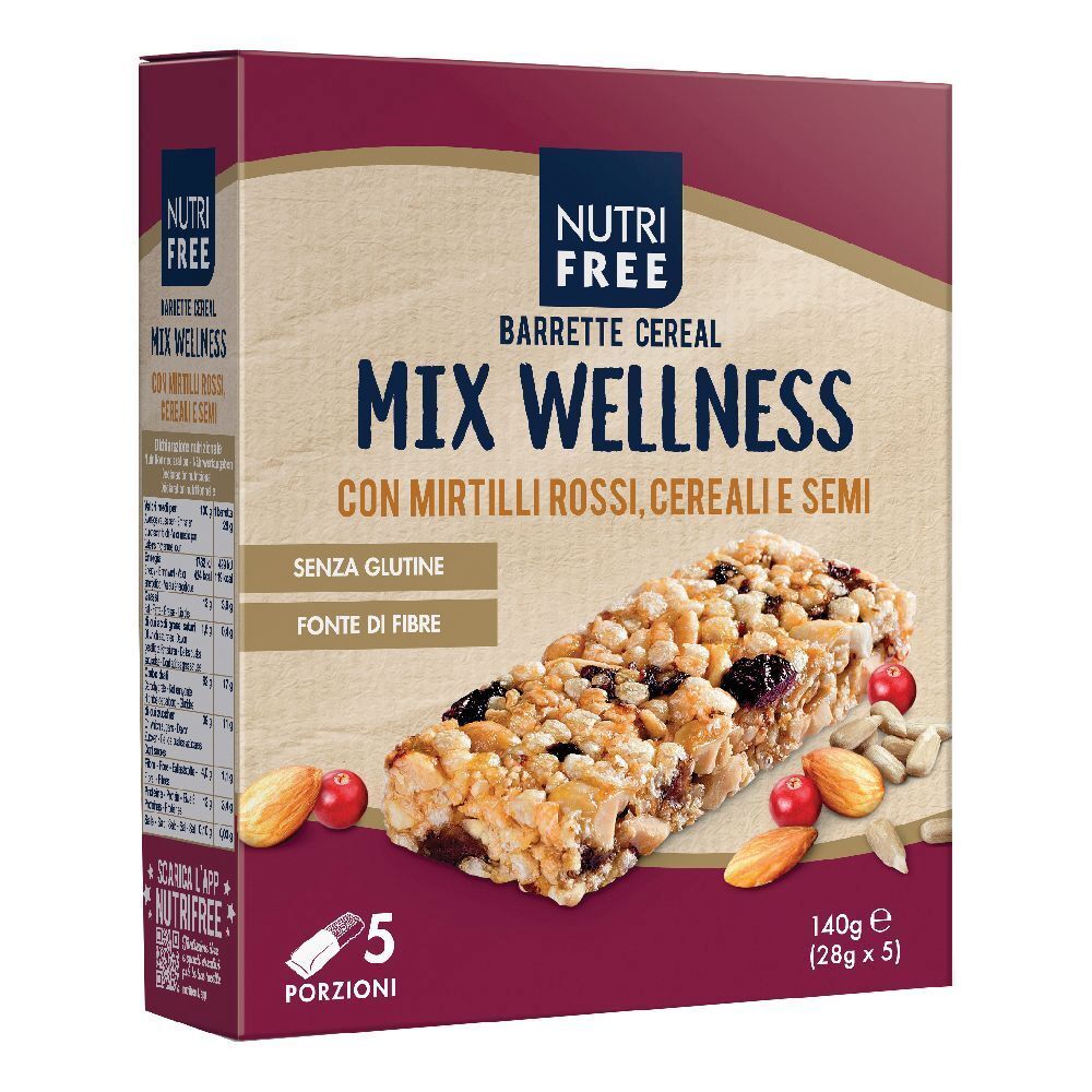 Nutrifree Barrette Cereal Mix Wellness 28 G X 5 5x28 g