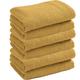 Lot de 6 serviettes invité éponge Spa 30 x 50 cm / 400 gr/m² - Spa Jaune Maîs - Jaune Maîs