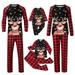 TAIAOJING Kids Holiday Family Matching PJ Sets Christmas Pajamas For Pajamas Long Sleeve T Shirt And Pants Christmas Pajamas Set For Kids Pajama Sets 2-3 Years