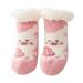 HIBRO Toddler Snow Socks Girls Baby Socks Christmas Socks Toddler Boys Girls Children Socks Soft Sole Non Slip Toddler Shoes Socks Princess Socks Floor