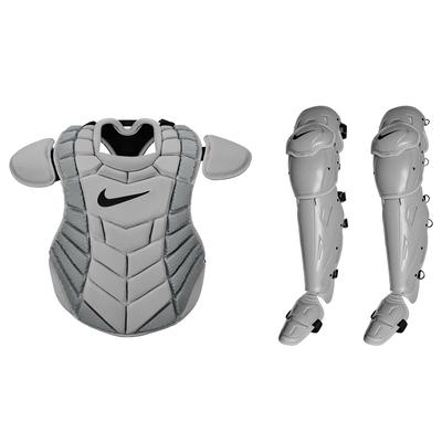 Nike Diamond Elite Baseball Catchers Set Grey/Blac...