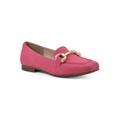 Women's Bestow Casual Flat by Cliffs in Fuchsia Suede Smooth (Size 7 1/2 M)