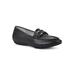 Wide Width Women's Glaring Casual Flat by Cliffs in Black (Size 7 W)