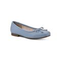 Women's Bessy Casual Flat by Cliffs in Blue Smooth (Size 6 M)