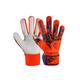 Torwarthandschuhe REUSCH "Attrakt Starter Solid Finger Support Junior" Gr. 6, orange (orange, blau) Kinder Handschuhe Fussballhandschuhe