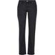 Bequeme Jeans URBAN CLASSICS "Damen Ladies Low Waist Straight Denim Pants" Gr. 32, Normalgrößen, schwarz (blackwashed) Damen Jeans