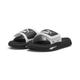 Sandale PUMA "SoftridePro 24 V Slides Erwachsene" Gr. 37, schwarz-weiß (white black) Schuhe Puma