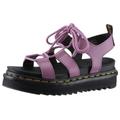 Plateausandale DR. MARTENS "Nartilla Hydro" Gr. 38, lila (mauve) Damen Schuhe Schnürsandalen