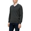 Strickpullover S.OLIVER Gr. M, grau (grey) Herren Pullover V-Ausschnitt-Pullover