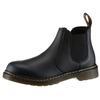 Chelseaboots DR. MARTENS "2976 Kinder SOFTY T", Kinder, Gr. 38, schwarz, Leder, klassisch, Schuhe, Kinderstiefel, Freizeitschuh mit Reißverschluss, Stretcheinsatz
