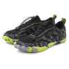 Sneaker JOHN DEVIN "Freizeitschuh", Herren, Gr. 39, schwarz (schwarz, gelb), Obermaterial: 90% Textilmaterial, 10% Lederimitat. Futter: 100% Textilmaterial. Decksohle: 100% Textilmaterial. Laufsohle: 100% Synthetik, meliert, kontrastfarbene Details,...