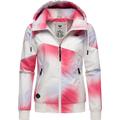 Funktionsjacke RAGWEAR "Nuggie Block Ombre Intl." Gr. XXL (44), pink (magenta) Damen Jacken Funktionsjacken