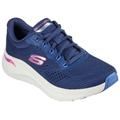 Sneaker SKECHERS "ARCH FIT 2.0-BIG LEAGUE" Gr. 36, blau (navy, rosa) Damen Schuhe Sneaker