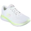 Sneaker SKECHERS "SKECH-LITE PRO-STUNNING STEPS", Damen, Gr. 38, bunt (weiß, limette), Textil, Synthetik, sportlich, Schuhe, Freizeitschuh, Halbschuh, Schnürschuh mit Air-Cooled Memory Foam, Topseller