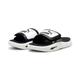 Sandale PUMA "SoftridePro 24 V Slides Erwachsene" Gr. 38, schwarz-weiß (black white) Schuhe Puma