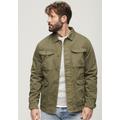 Outdoorjacke SUPERDRY "SD-MILITARY M65 EMB LW JACKET" Gr. L, schwarz (surplus good) Herren Jacken Outdoorjacken