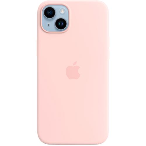 "APPLE Handyhülle ""iPhone 14 Plus Silicone MagSafe"" Hüllen Gr. iPhone 14 Plus, pink (chalk pink) Zubehör für Handys Smartphones"