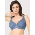 Lightly Padded Underwire Lace Bra | HSIA - 38C / Blue