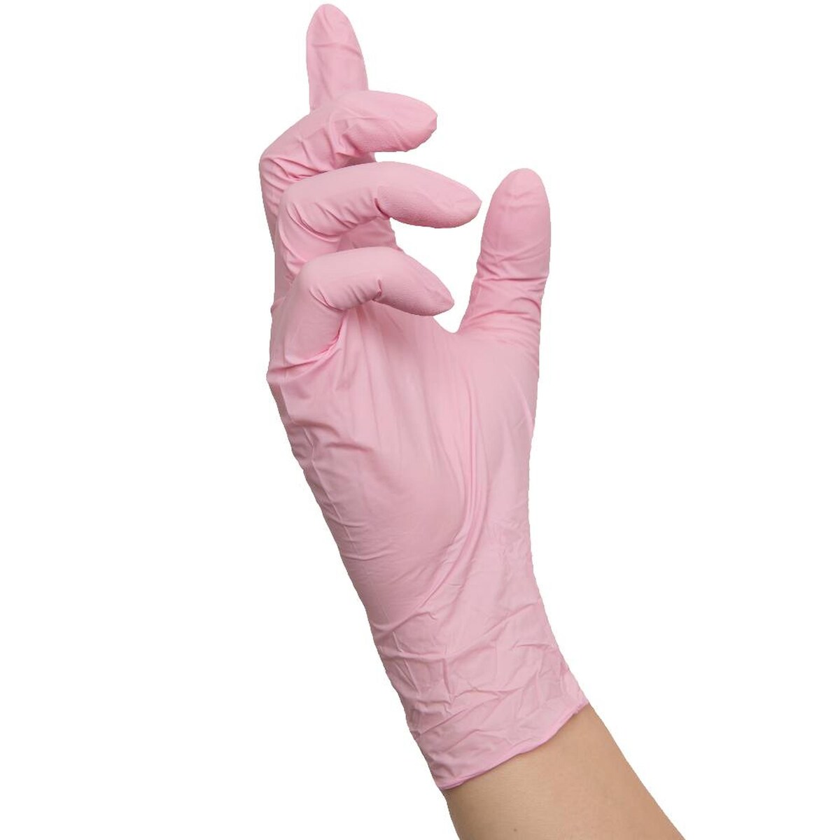 MCD Medical Care Dental GmbH 1000 Nitras Pink WAVE Nitrilhandschuhe | Gr. XL | rosa | Einweghandschuhe Image