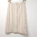 Madewell Skirts | Madewell Womens Striped Skirt Size 8 Multicolor | Color: Tan | Size: 8