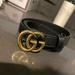 Gucci Accessories | Gucci Double G- Calfskin Belt | Color: Black | Size: 100