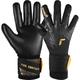 REUSCH Kinder Torwarthandschuhe Pure Contact Infinity Junior, Größe 4 in black / gold / black