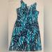 Lilly Pulitzer Dresses | Lilly Pulitzer Delia Shift Dress, Joe Fish, Blue Turquoise, Size 4 Pre-Owned Euc | Color: Black/Blue | Size: 4