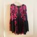 Free People Dresses | Free People Intimately Black & Pink Sheath Dress, Size Small | Color: Black | Size: Small