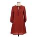 Tucker for Target Casual Dress - Popover: Burgundy Solid Dresses - New - Women's Size Small