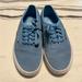 Vans Shoes | Baby Blue Suede Vans | Color: Blue | Size: 8
