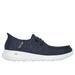 Skechers Men's Slip-ins: GO WALK Max - Free Hands Sneaker | Size 11.0 Extra Wide | Navy | Textile/Synthetic | Machine Washable