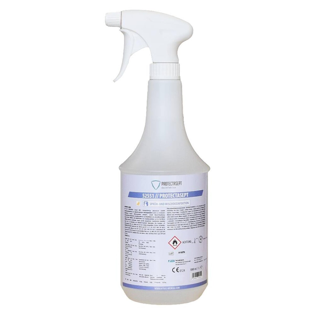 MCD Medical Care Dental GmbH Nitras Medical Protectasept | flower | Sprühdesinfektion | 10 x 1 L Image