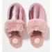 Anthropologie Shoes | Anthropologie Like New Rose Color Metallic Scuff Slippers Size Small 5/6 | Color: Pink | Size: S 6-7